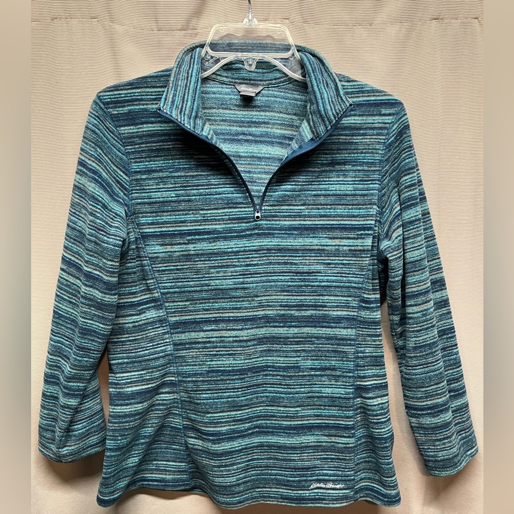 Eddie Bauer quarter zip fleece pull over